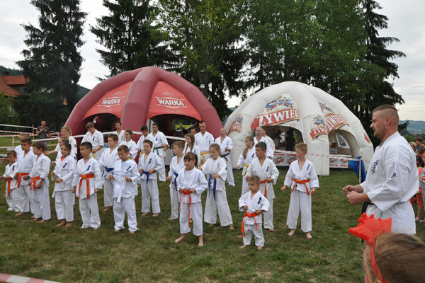 Pokaz Karate podczas Letniego Pikniku w Pisarzowej