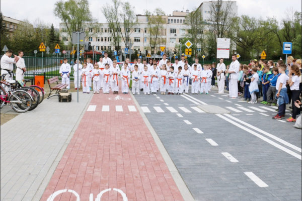 Otwarcie Miasteczka Rowerowego „pod Szpitalem” z naszym pokazem Karate Kyokushin